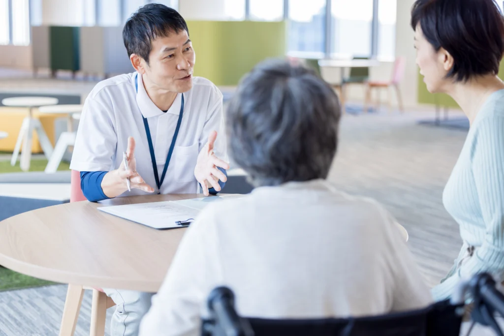 介護施設利用者・家族への説明と生活面の段取り